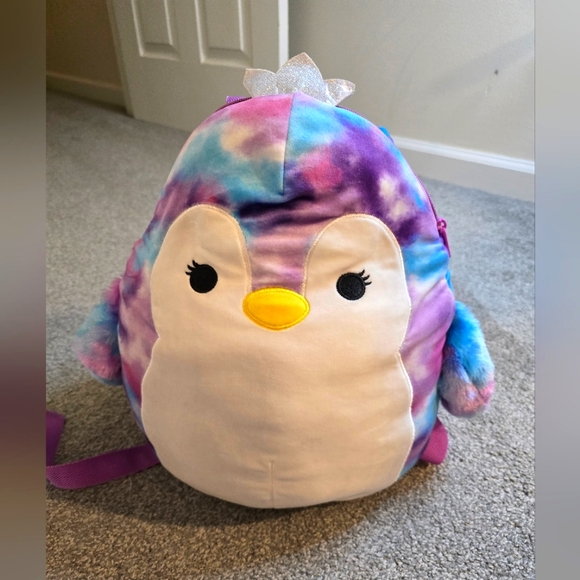 Squishmallow Penguin Backpack EUC - Picture 1 of 10